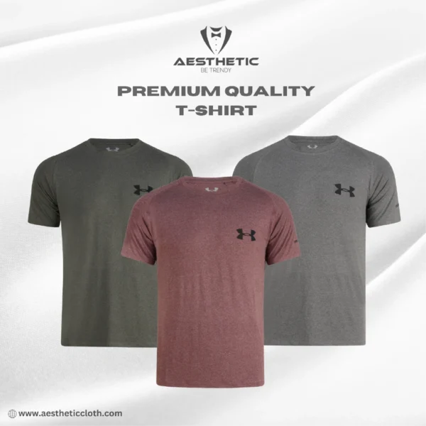 Imported Thai Sport T-shirt (3 pis combo) Under Armour